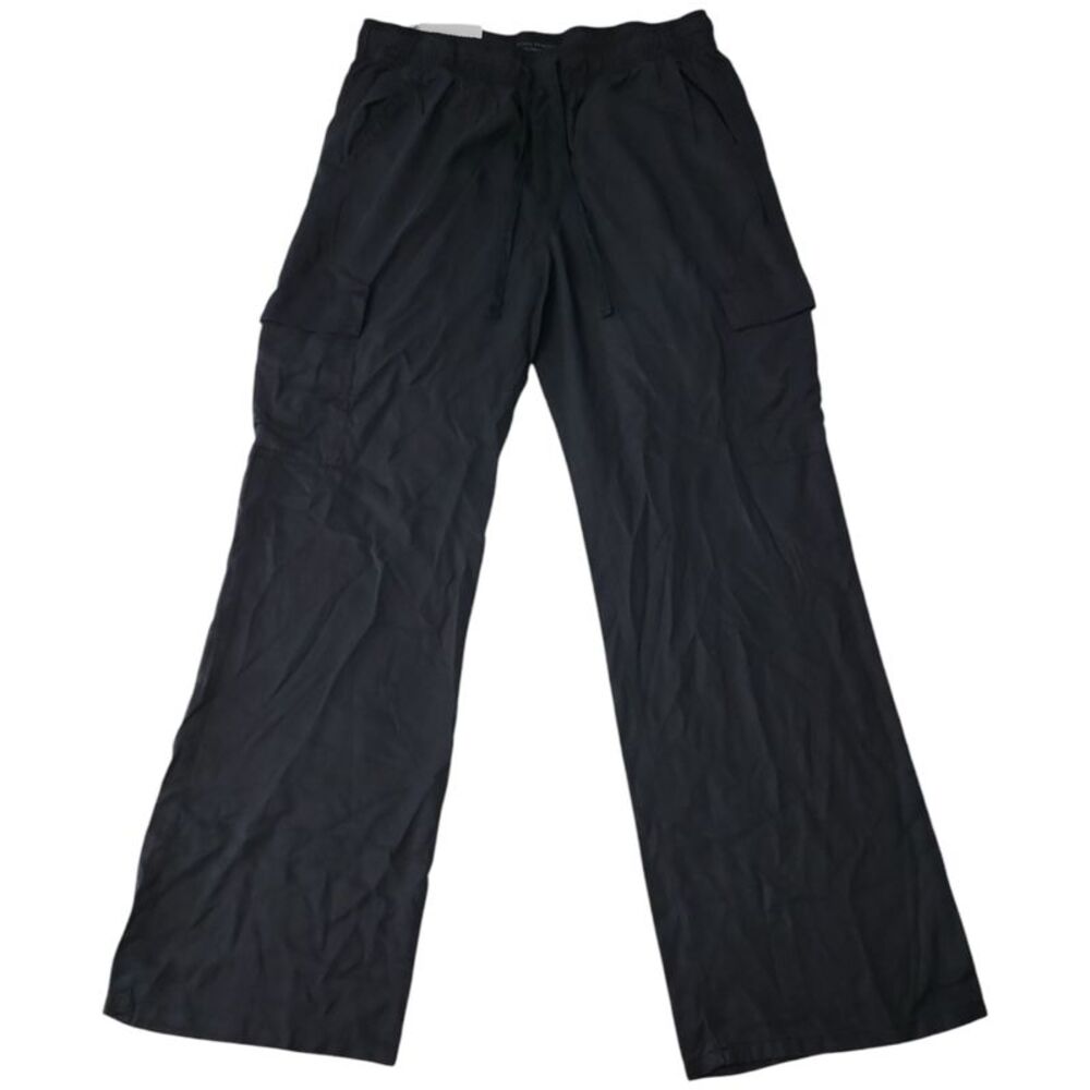Social Standard by Sanctuary Women's Wide Leg Cargo Pant - Washed Black